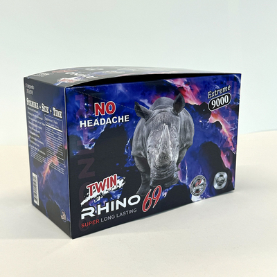 Confezione su misura Rhino 69 Male Enhancement Pill Scatola imballaggio riciclabile