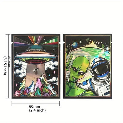 Sacchetto di cerniera in alluminio personalizzabile Conservare in modo sicuro in luogo fresco/asciutto 3,5 Mil