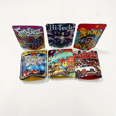 Diverse dimensioni sacchetto Mylar Zipper per snack alimentari