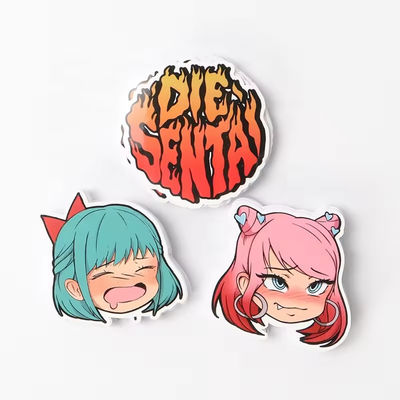 Vibrante adesivi per etichette permanenti a colori pieni Disegno personalizzabile Finitura lucida/matta